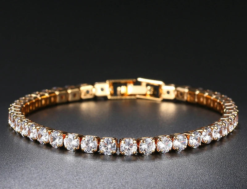 AV hiphop Tennis Bracelet