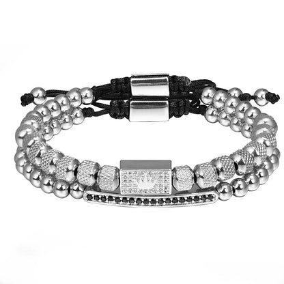 AV charm Crown Bracelet