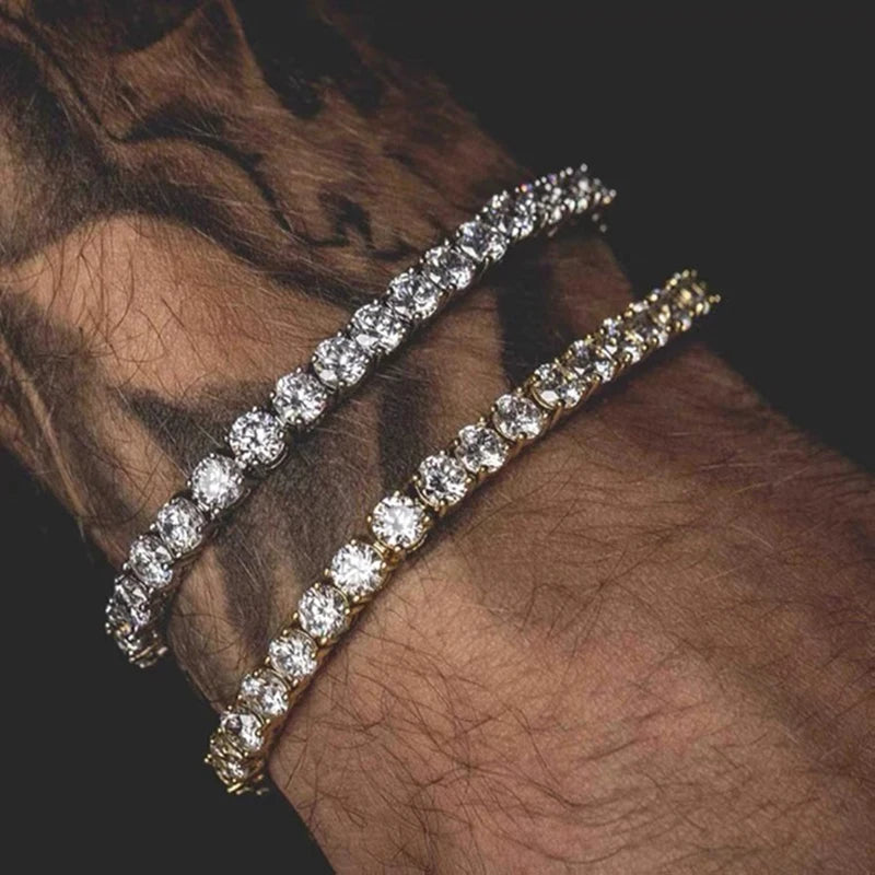 AV hiphop Tennis Bracelet